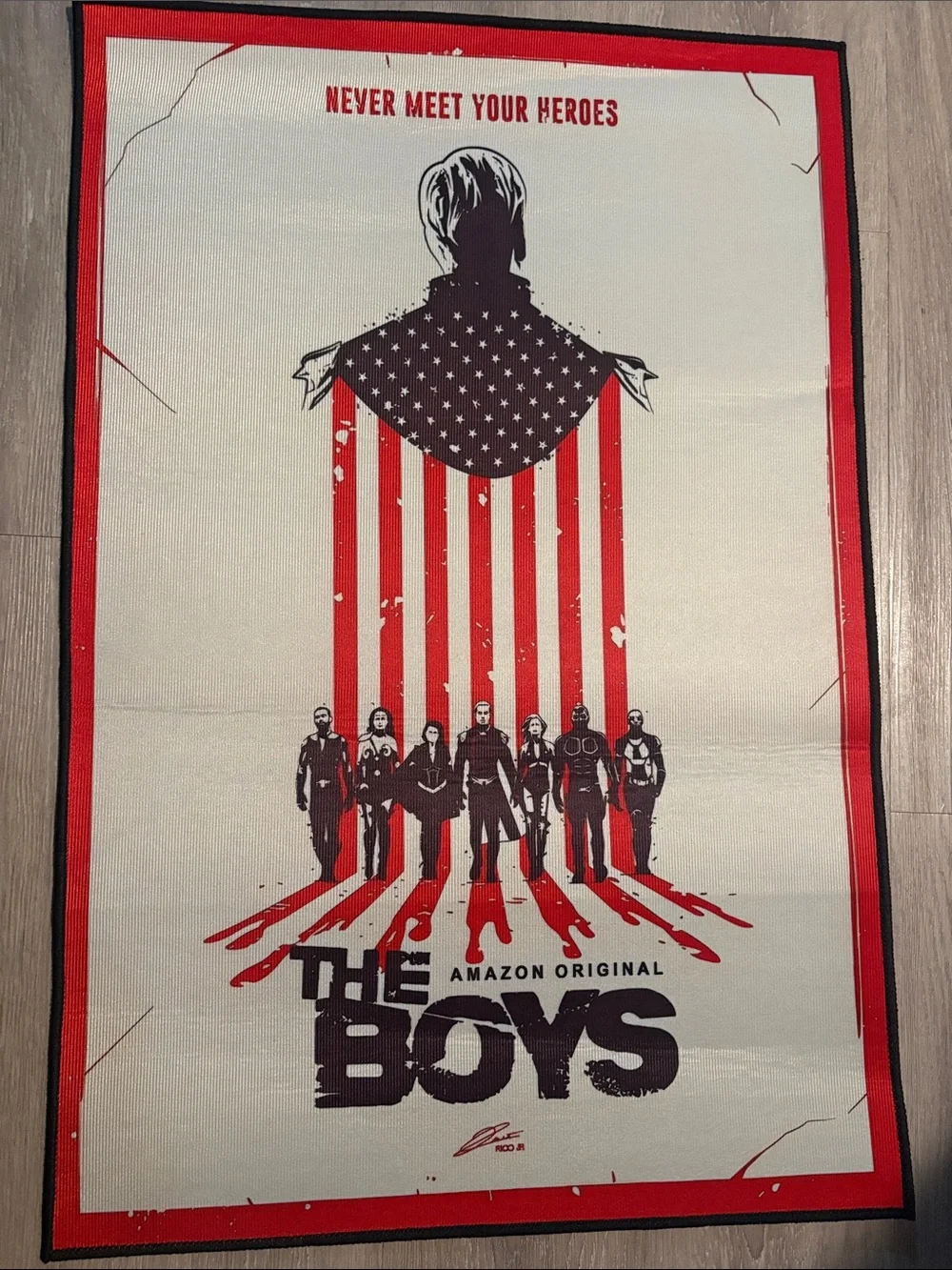 The Boys Never Meet Your Heroes Area Rug Floor Mat Fan Decor